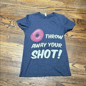 Women's Navy Graphic Long Sleeve Tee